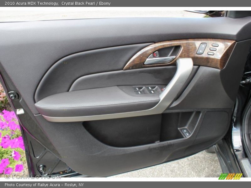 Crystal Black Pearl / Ebony 2010 Acura MDX Technology