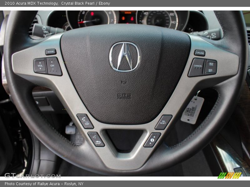 Crystal Black Pearl / Ebony 2010 Acura MDX Technology