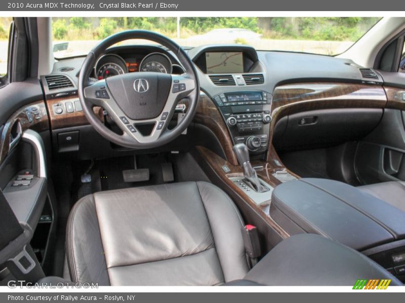 Crystal Black Pearl / Ebony 2010 Acura MDX Technology
