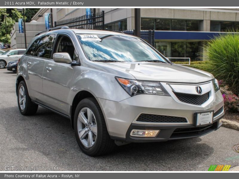 Palladium Metallic / Ebony 2011 Acura MDX
