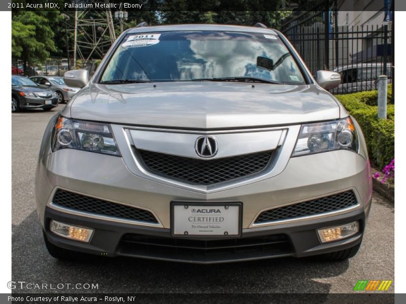 Palladium Metallic / Ebony 2011 Acura MDX