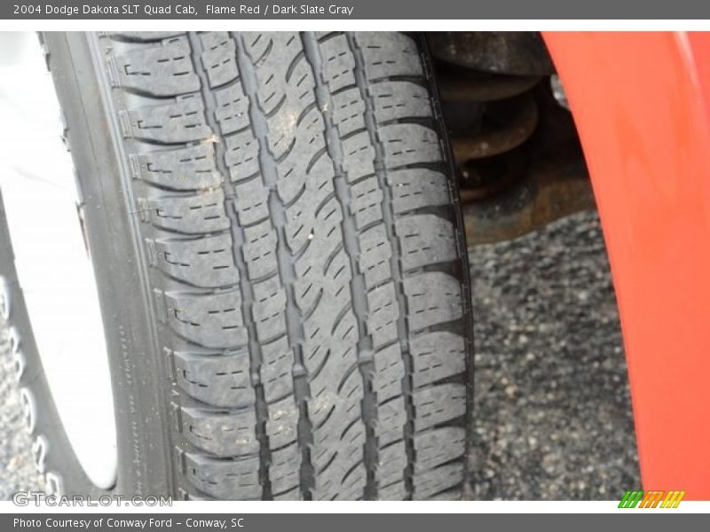 Flame Red / Dark Slate Gray 2004 Dodge Dakota SLT Quad Cab