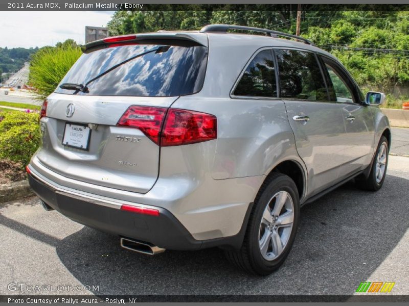 Palladium Metallic / Ebony 2011 Acura MDX