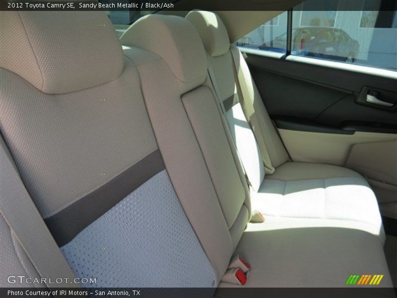 Sandy Beach Metallic / Black/Ash 2012 Toyota Camry SE