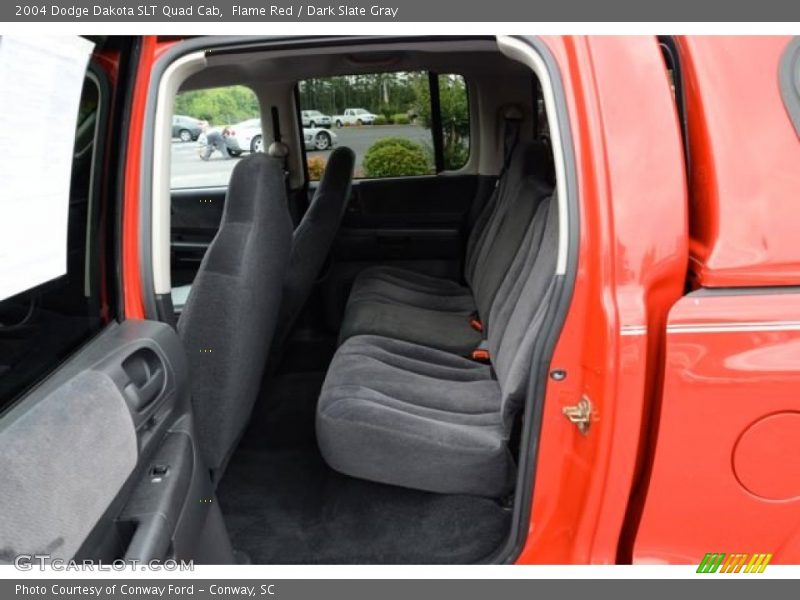 Flame Red / Dark Slate Gray 2004 Dodge Dakota SLT Quad Cab