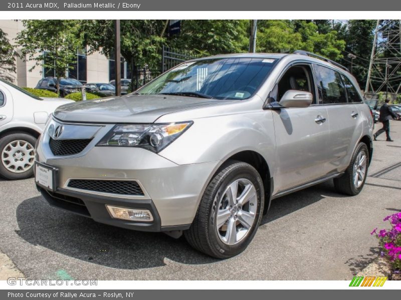 Palladium Metallic / Ebony 2011 Acura MDX