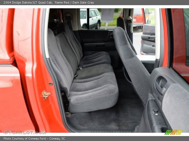 Flame Red / Dark Slate Gray 2004 Dodge Dakota SLT Quad Cab