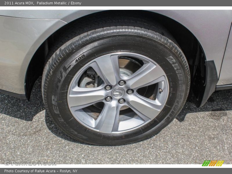 Palladium Metallic / Ebony 2011 Acura MDX