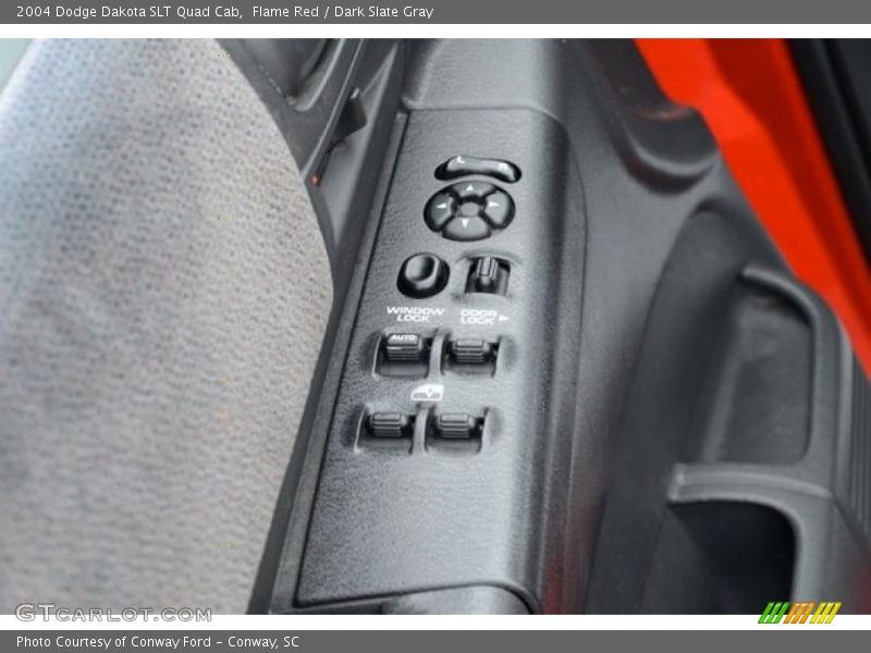 Flame Red / Dark Slate Gray 2004 Dodge Dakota SLT Quad Cab