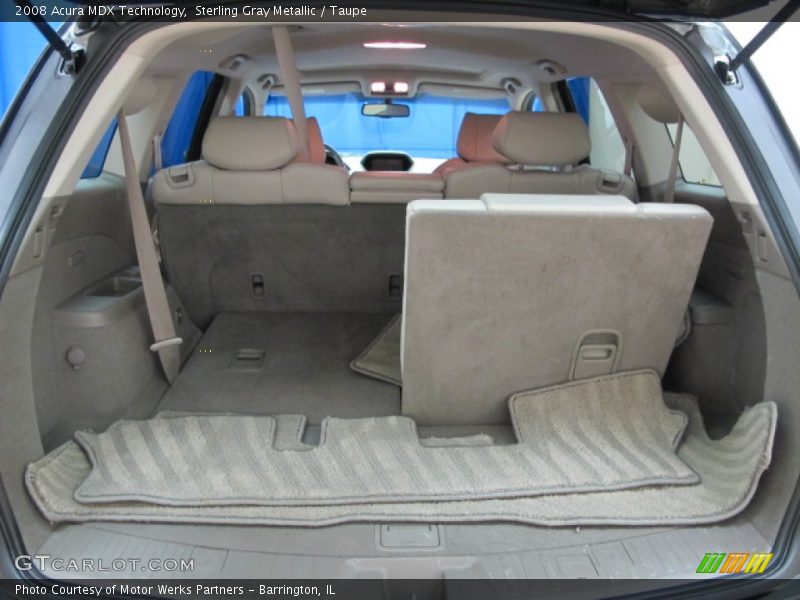 Sterling Gray Metallic / Taupe 2008 Acura MDX Technology