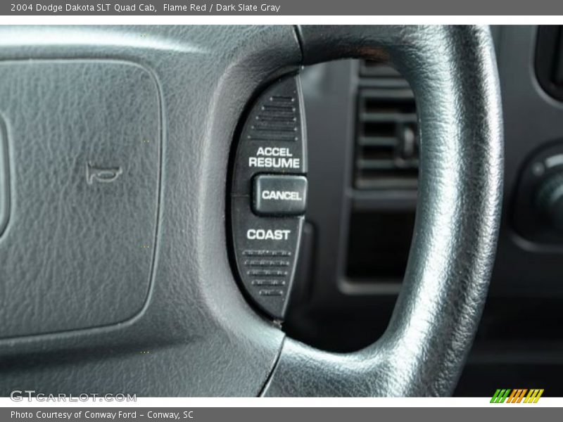 Flame Red / Dark Slate Gray 2004 Dodge Dakota SLT Quad Cab