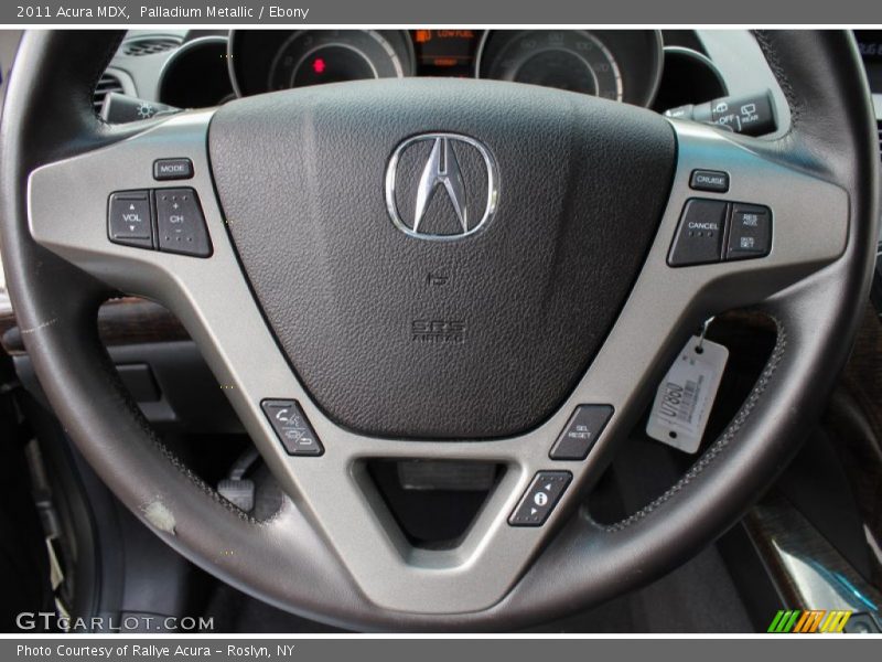 Palladium Metallic / Ebony 2011 Acura MDX