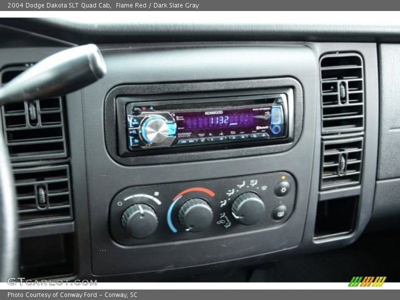 Flame Red / Dark Slate Gray 2004 Dodge Dakota SLT Quad Cab
