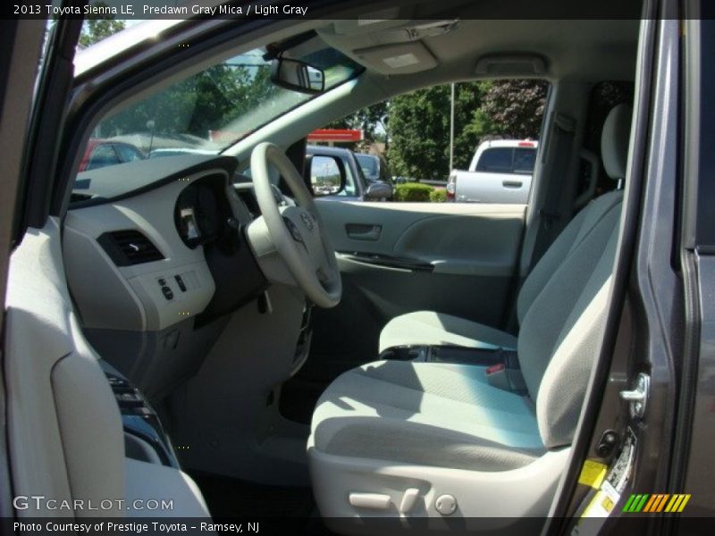 Predawn Gray Mica / Light Gray 2013 Toyota Sienna LE
