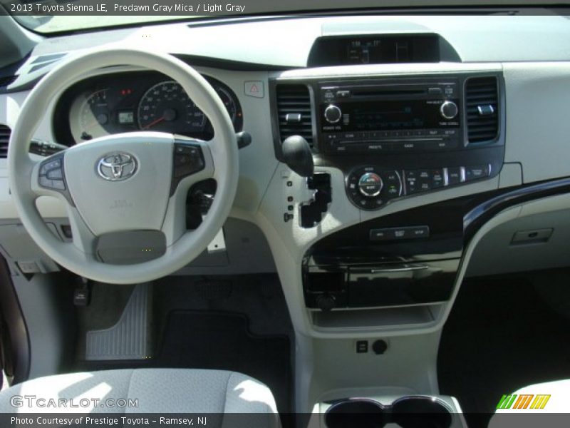 Predawn Gray Mica / Light Gray 2013 Toyota Sienna LE