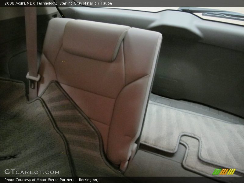 Sterling Gray Metallic / Taupe 2008 Acura MDX Technology