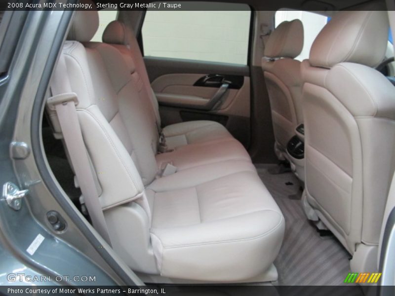 Sterling Gray Metallic / Taupe 2008 Acura MDX Technology