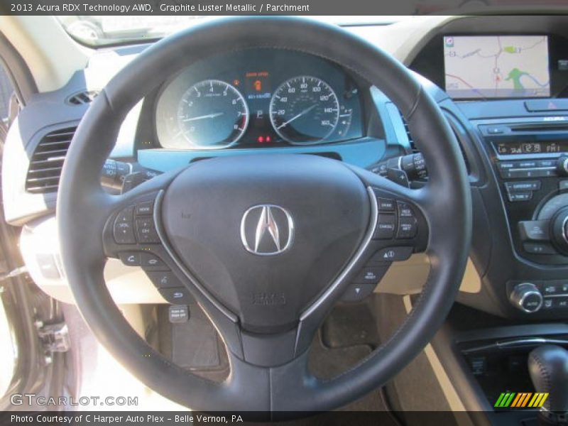 Graphite Luster Metallic / Parchment 2013 Acura RDX Technology AWD