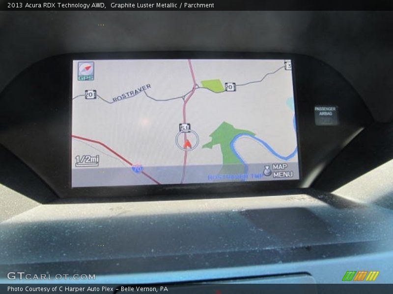 Graphite Luster Metallic / Parchment 2013 Acura RDX Technology AWD