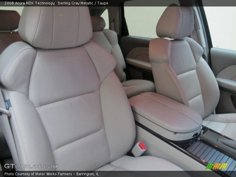 Sterling Gray Metallic / Taupe 2008 Acura MDX Technology
