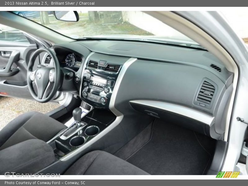 Brilliant Silver / Charcoal 2013 Nissan Altima 2.5