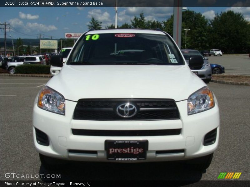 Super White / Sand Beige 2010 Toyota RAV4 I4 4WD