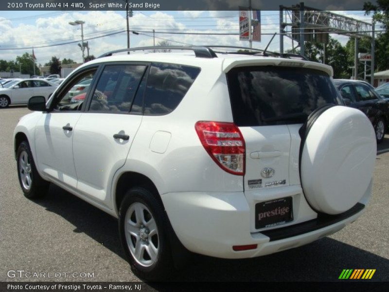 Super White / Sand Beige 2010 Toyota RAV4 I4 4WD