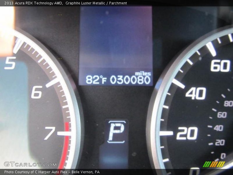 Graphite Luster Metallic / Parchment 2013 Acura RDX Technology AWD