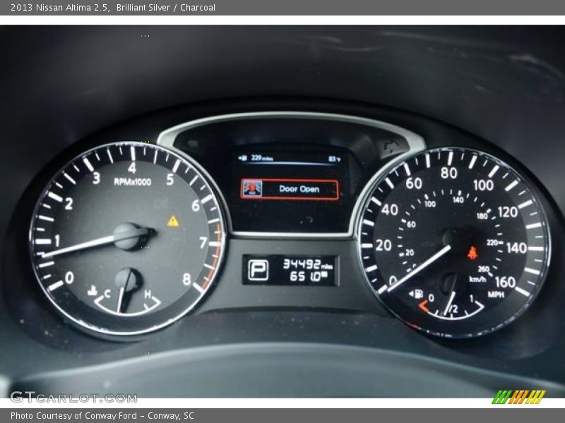 Brilliant Silver / Charcoal 2013 Nissan Altima 2.5