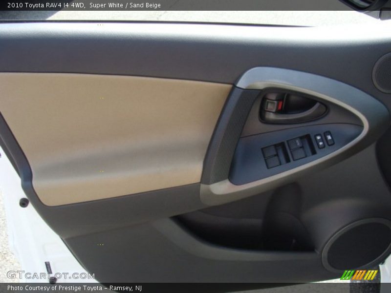 Super White / Sand Beige 2010 Toyota RAV4 I4 4WD