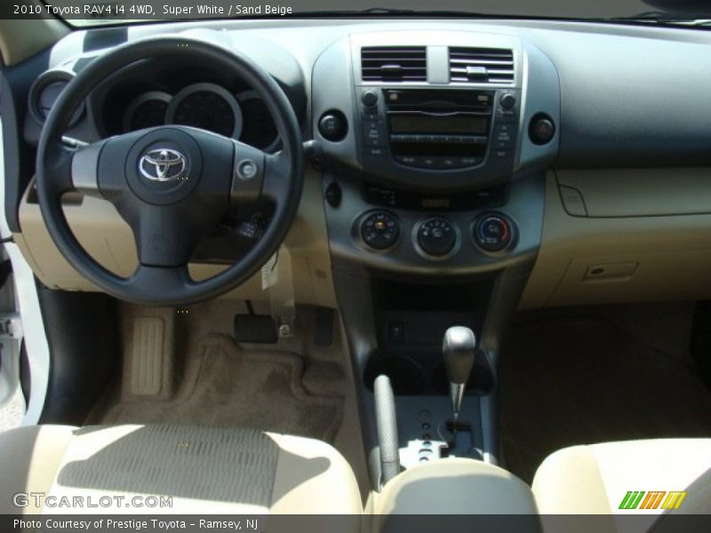 Super White / Sand Beige 2010 Toyota RAV4 I4 4WD