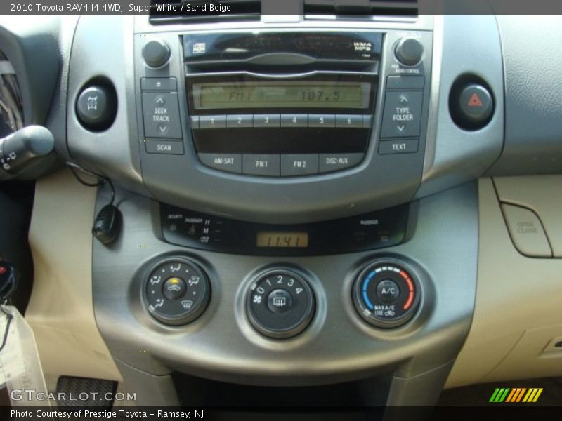 Super White / Sand Beige 2010 Toyota RAV4 I4 4WD