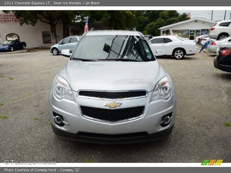Silver Ice Metallic / Jet Black 2011 Chevrolet Equinox LT