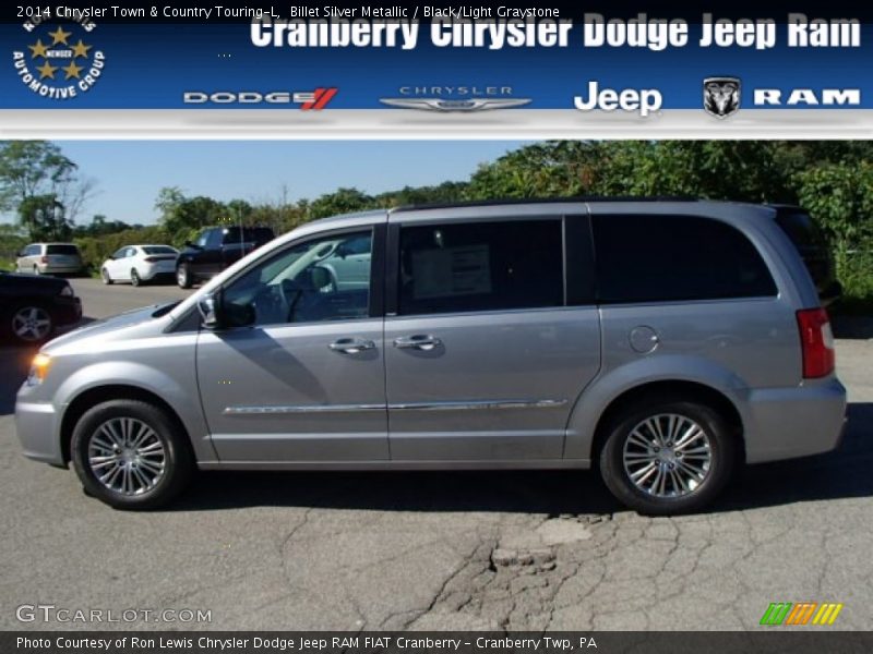 Billet Silver Metallic / Black/Light Graystone 2014 Chrysler Town & Country Touring-L