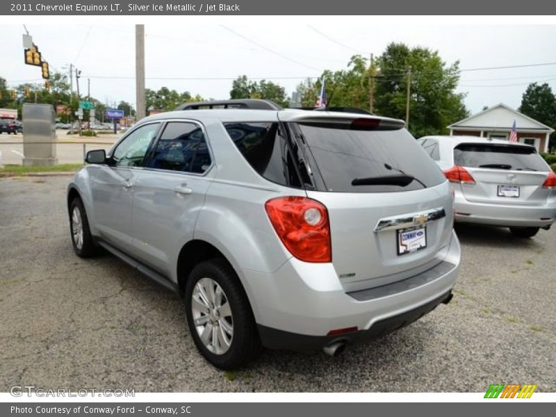 Silver Ice Metallic / Jet Black 2011 Chevrolet Equinox LT