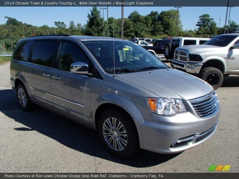 Billet Silver Metallic / Black/Light Graystone 2014 Chrysler Town & Country Touring-L