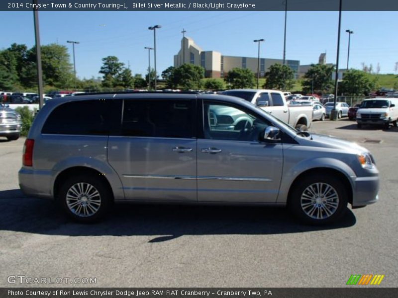 Billet Silver Metallic / Black/Light Graystone 2014 Chrysler Town & Country Touring-L