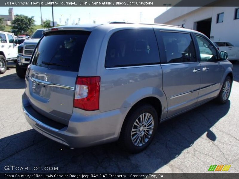 Billet Silver Metallic / Black/Light Graystone 2014 Chrysler Town & Country Touring-L