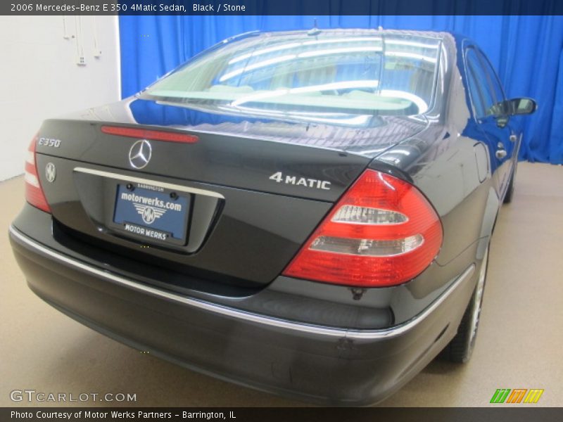 Black / Stone 2006 Mercedes-Benz E 350 4Matic Sedan