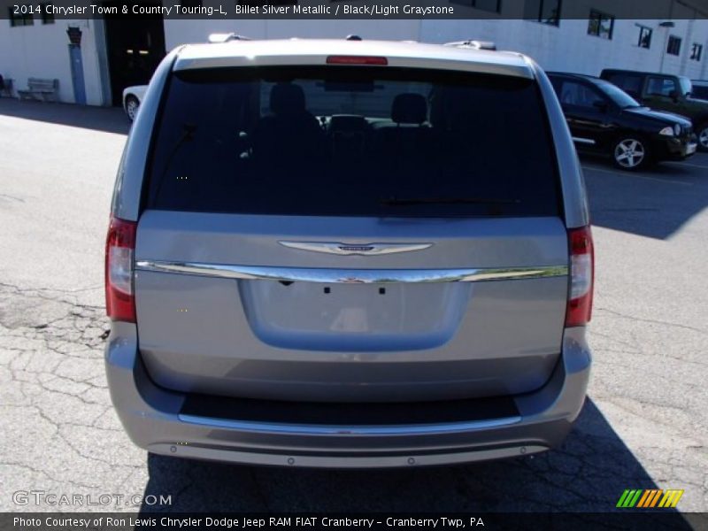 Billet Silver Metallic / Black/Light Graystone 2014 Chrysler Town & Country Touring-L