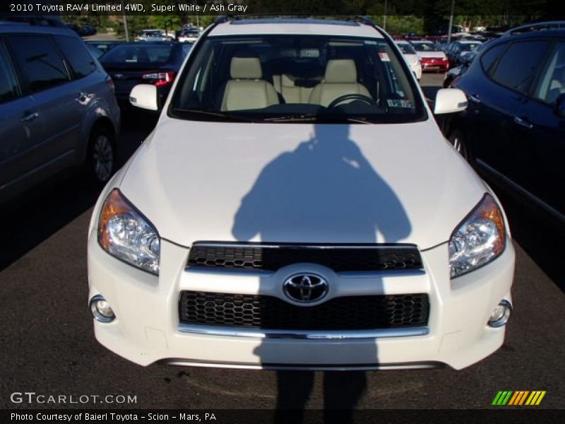 Super White / Ash Gray 2010 Toyota RAV4 Limited 4WD