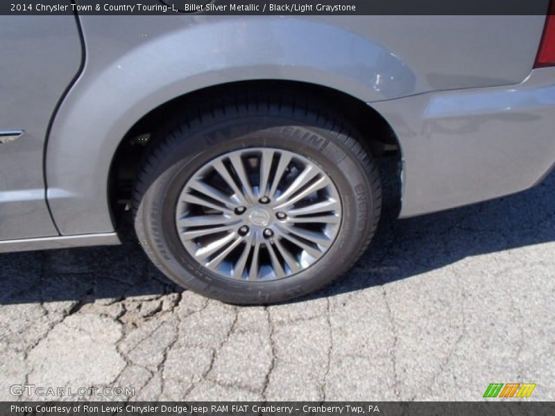 Billet Silver Metallic / Black/Light Graystone 2014 Chrysler Town & Country Touring-L