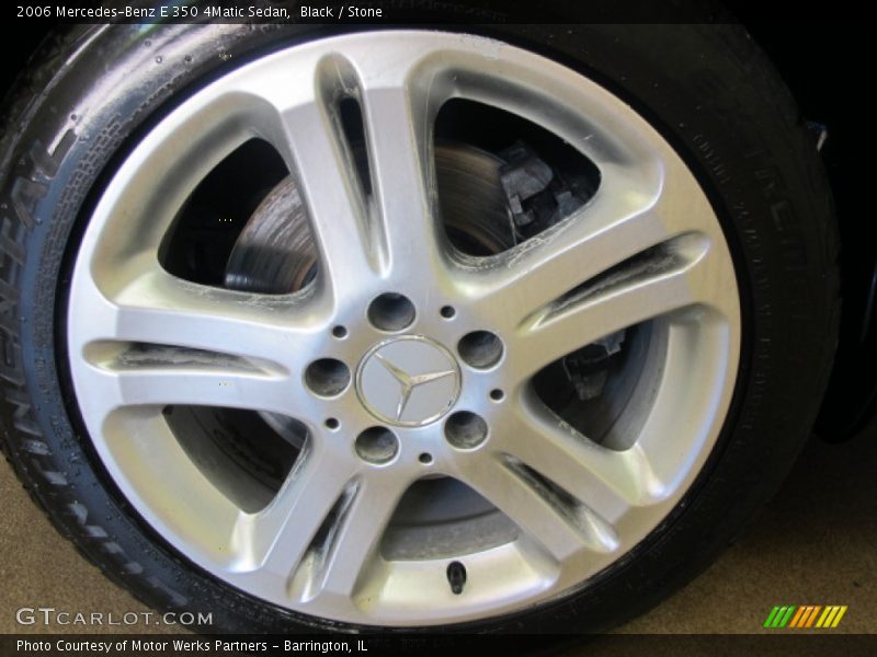 Black / Stone 2006 Mercedes-Benz E 350 4Matic Sedan