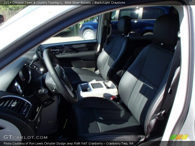 Billet Silver Metallic / Black/Light Graystone 2014 Chrysler Town & Country Touring-L