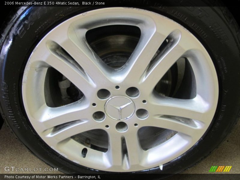Black / Stone 2006 Mercedes-Benz E 350 4Matic Sedan