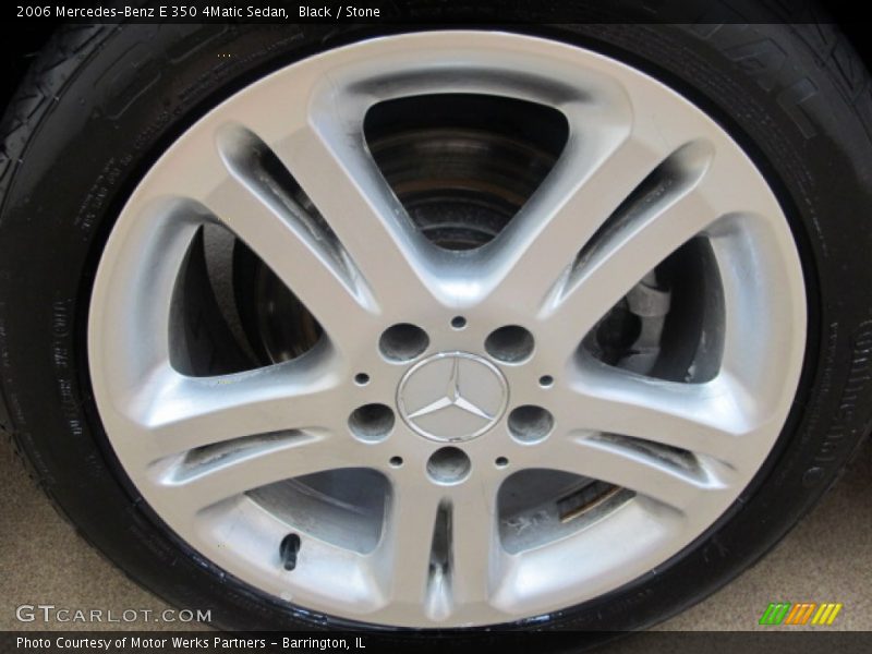 Black / Stone 2006 Mercedes-Benz E 350 4Matic Sedan