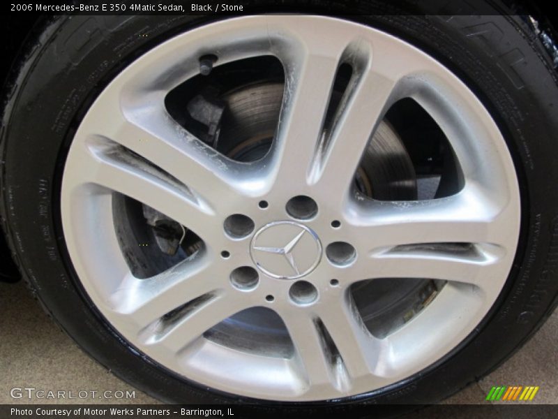 Black / Stone 2006 Mercedes-Benz E 350 4Matic Sedan