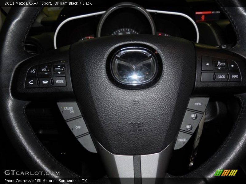 Brilliant Black / Black 2011 Mazda CX-7 i Sport