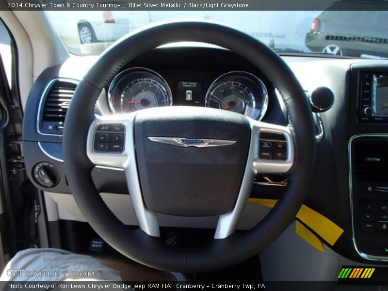 Billet Silver Metallic / Black/Light Graystone 2014 Chrysler Town & Country Touring-L