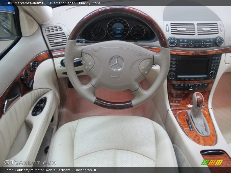 Black / Stone 2006 Mercedes-Benz E 350 4Matic Sedan